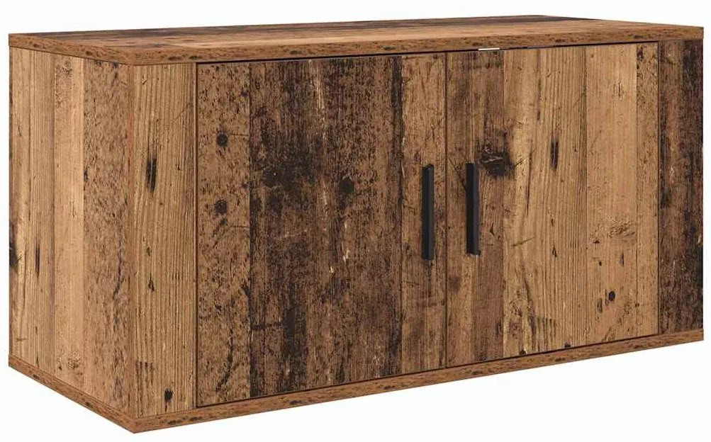 vidaXL Fali TV szekrény szett 2 pcs Öreg fa 80 x 34,5 x 40 cm Faanyag