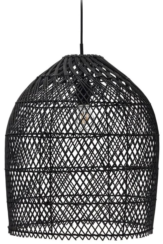 Fekete lámpabúra ø 44 cm Domitila – Kave Home