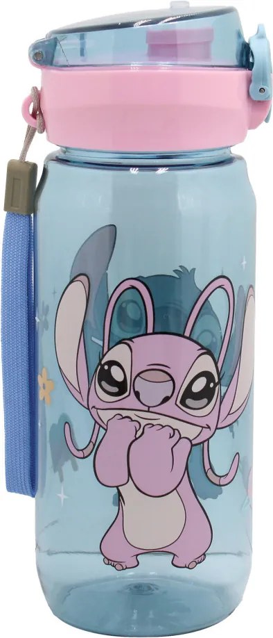 Disney Lilo és Stitch, A csillagkutya Universe műanyag kulacs akasztóval 600 ml