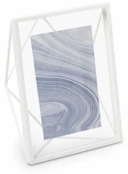 PRISMA fehér 10 x 15 fényképtartó képkeret, asztali és fali használatra