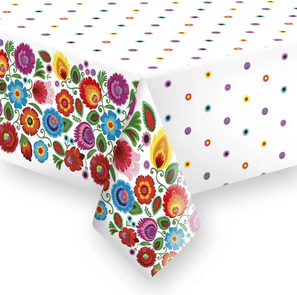Színes Cutout papír asztalterítő 120x180 cm