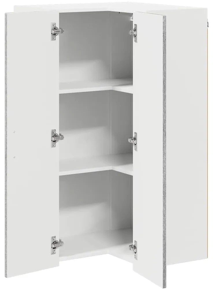 Fali konyhaszekrény Szürke Sonoma 57 x 57 x 100 cm Faanyag