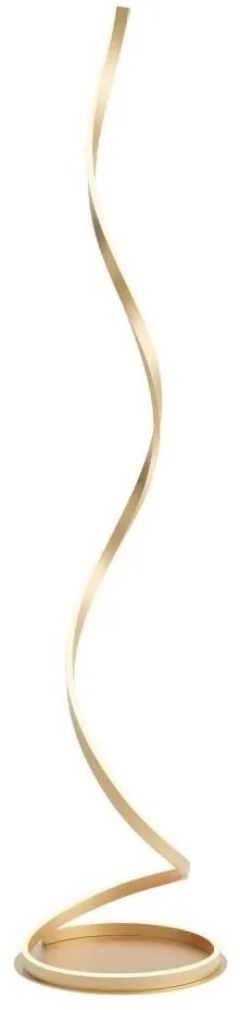 Redo 01-4282 - LED dimmelhető állólámpa SCROLL LED/30W/230V arany