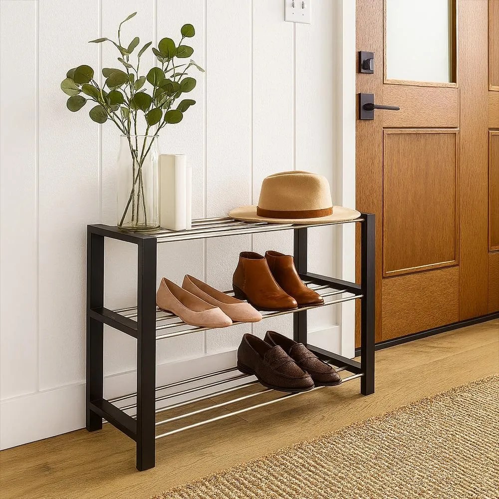 AVENBERG RACK 3 Cipőtartó - fekete