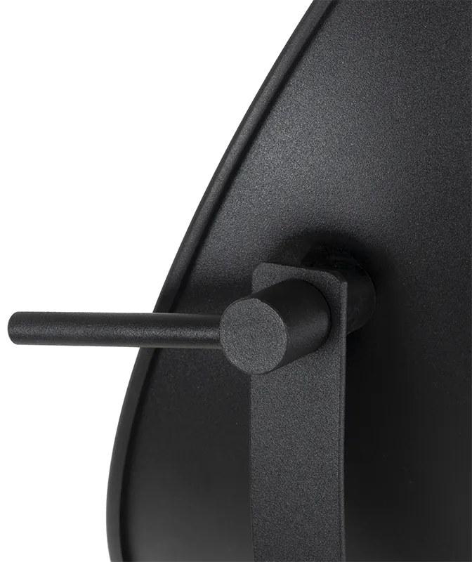 Állólámpa fekete arannyal 35 cm állítható - Magnax