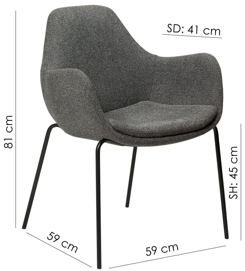 Világoszöld buklé fotel Zimmer – DAN-FORM Denmark