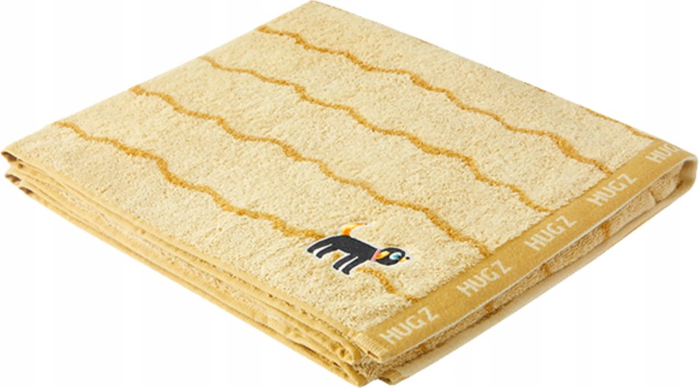 Gyorsan száradó Fürdőlepedő Nagy Mideer Hugz gyerekeknek 70 x 140 Sárga