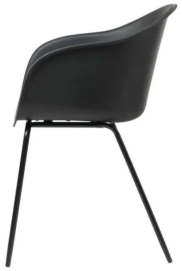 Topley fekete étkezőszék - Unique Furniture