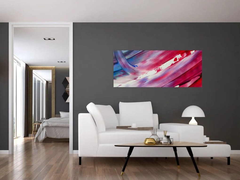 Kép - rózsaszínes kék szín (120x50 cm)