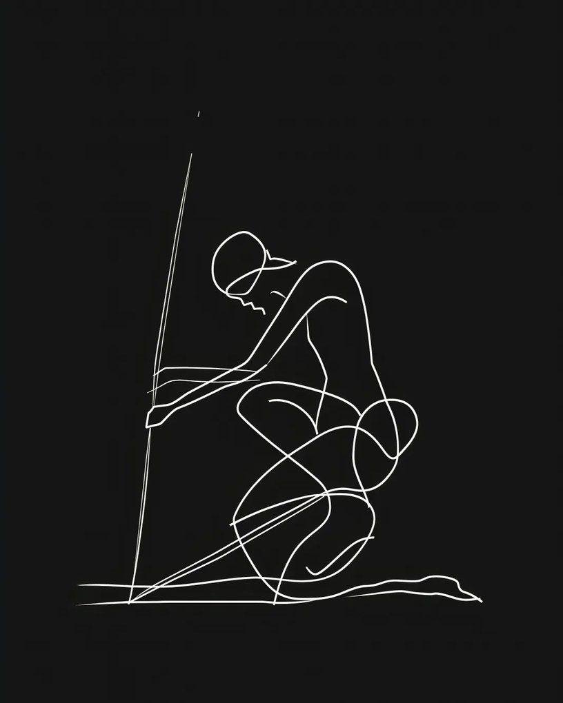 Poszter 40x50cm Vonal