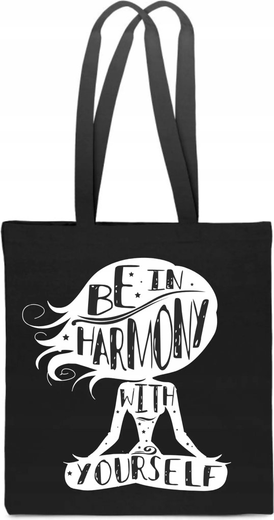 Öko pamut Táska nyomott mintával Jóga Meditáció Be in Harmony TT_193