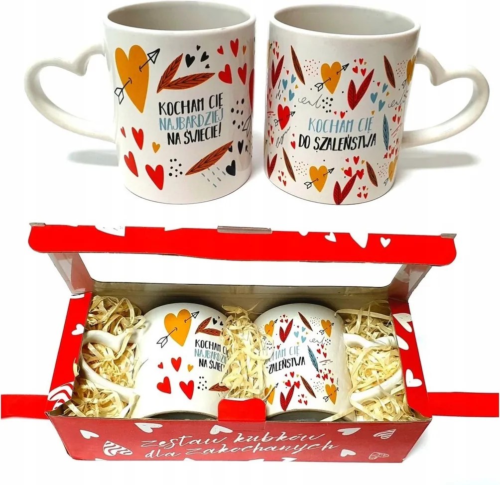 Bögrék Szerelmeseknek Valentin Nap Karácsonyi Ajándék W2