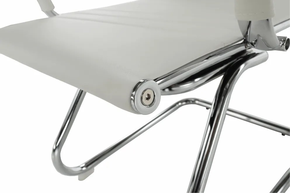 Tárgyalószék, fehér, AZURE 2 NEW TYP 2