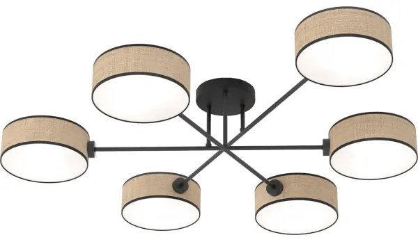 Felületre szerelt csillár MAGA 6xE14/10W/230V bézs