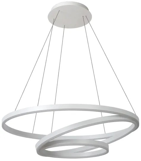 Lucide 46402/99/31 - LED Dimmelhető csillár zsinóron TRINITI LED/136W/230V fehér