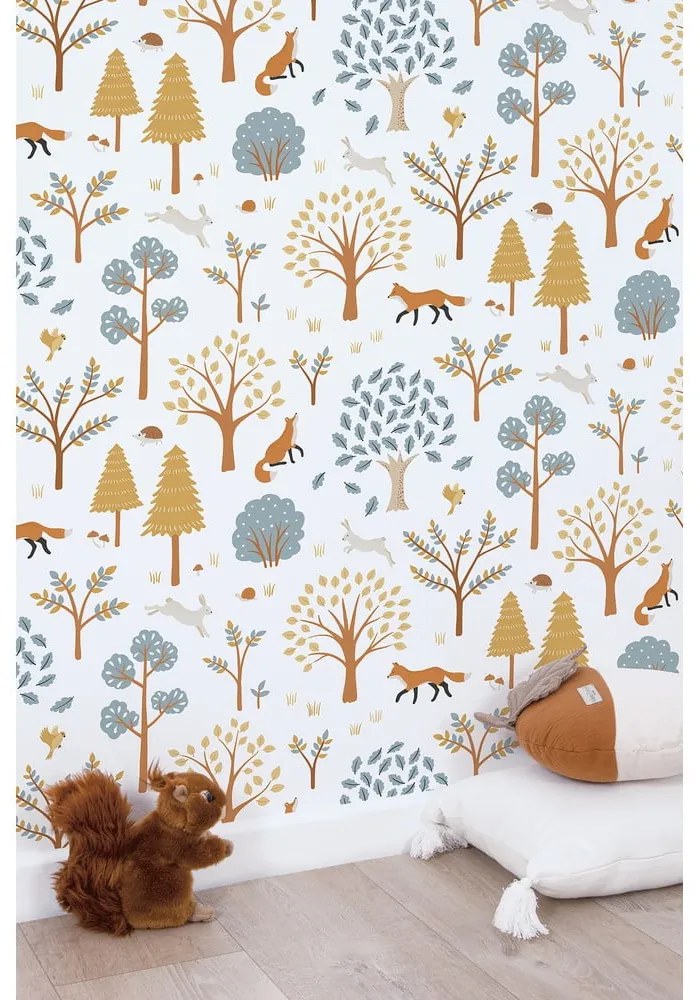 Gyerek tapéta 10 m x 50 cm Forest Living – Lilipinso