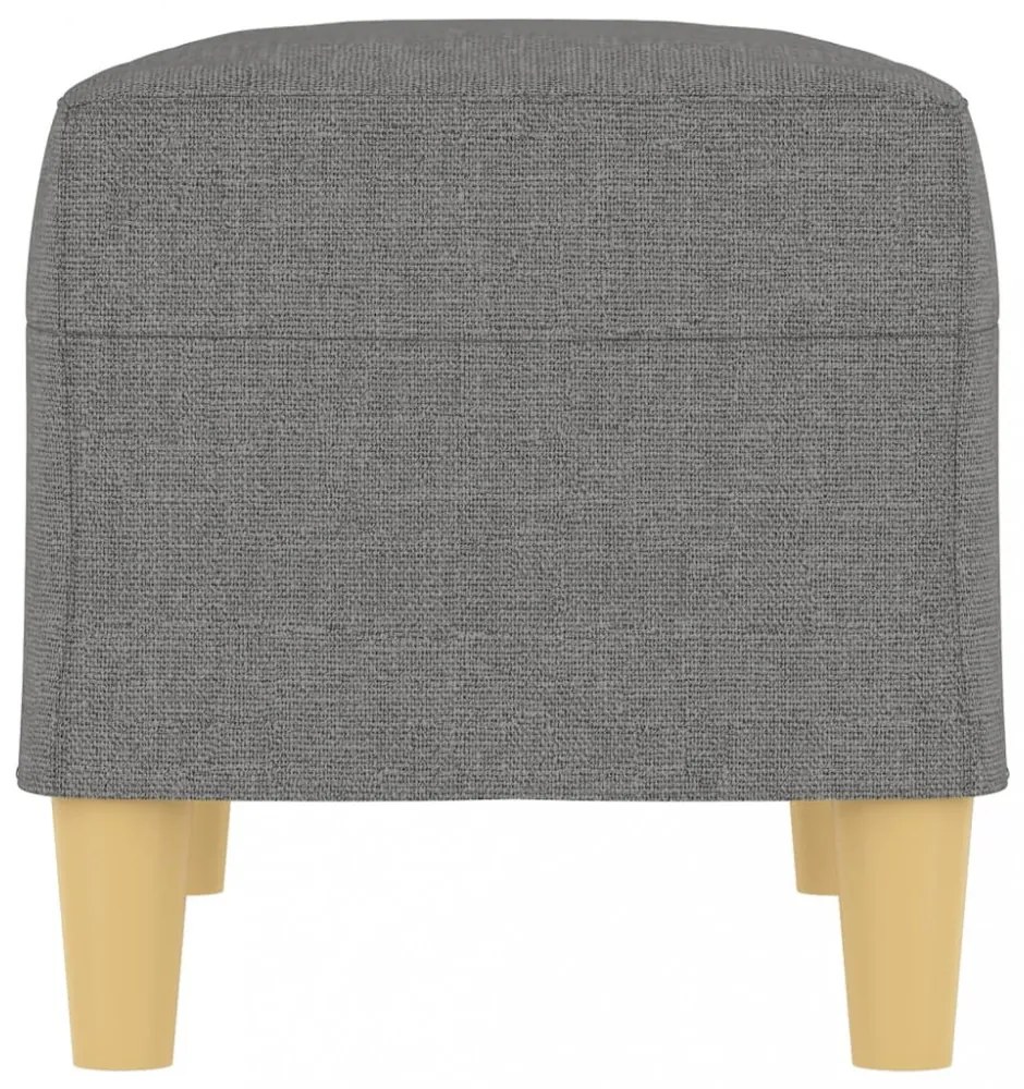 vidaXL sötétszürke szövet pad 70 x 35 x 41 cm