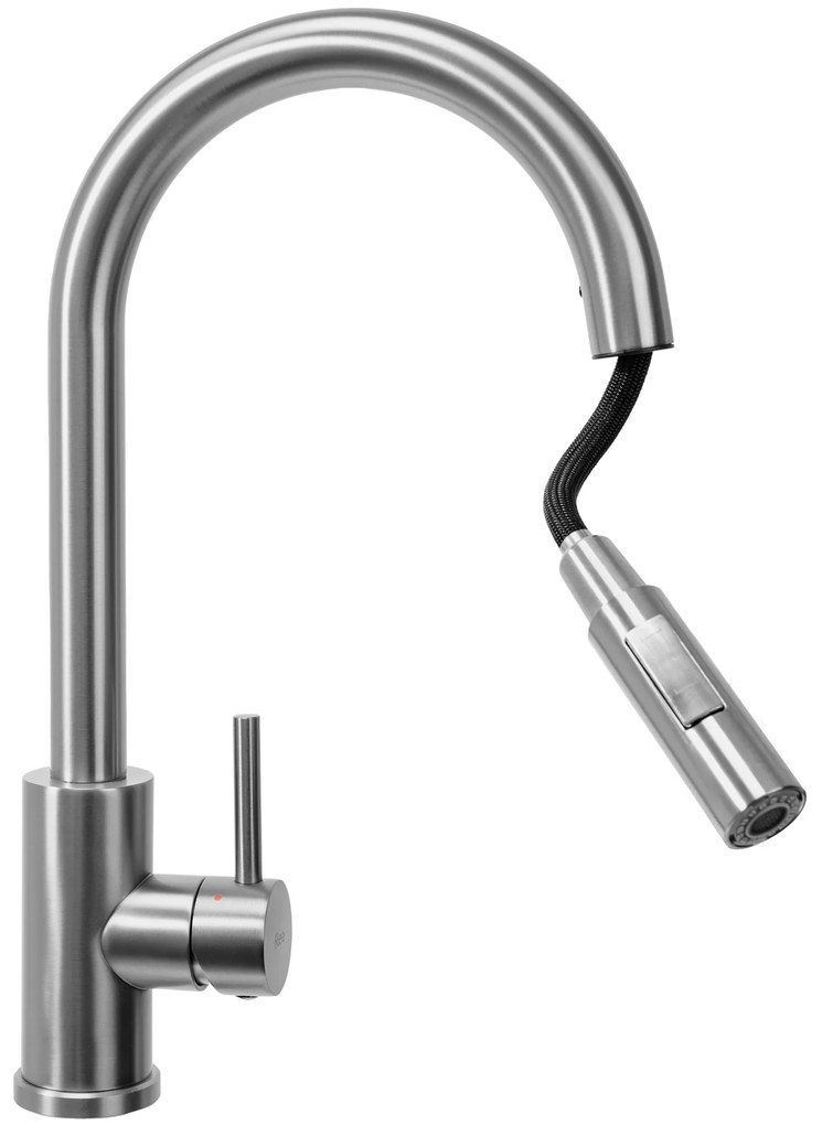 Konyhai csaptelep Rea Fresh Nickel Brush INOX