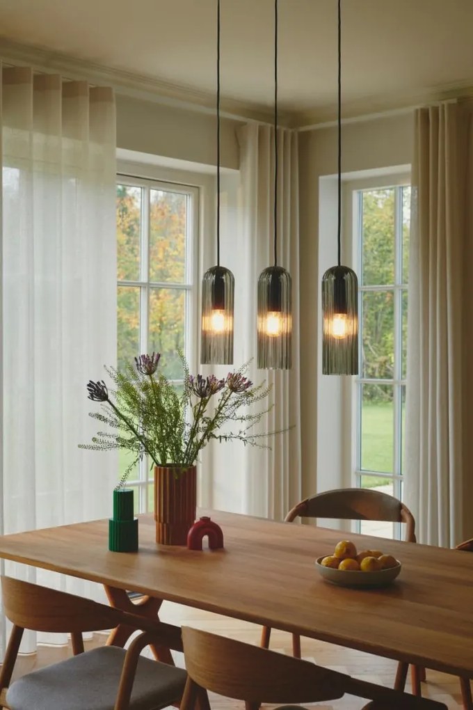 NORDLUX 2412533047 MIELLA Többágú Függesztett Lámpa Füstös E27 IP20