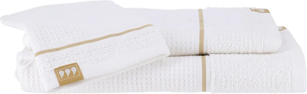Pamut Törölköző Szett 3 Db-os Fehér