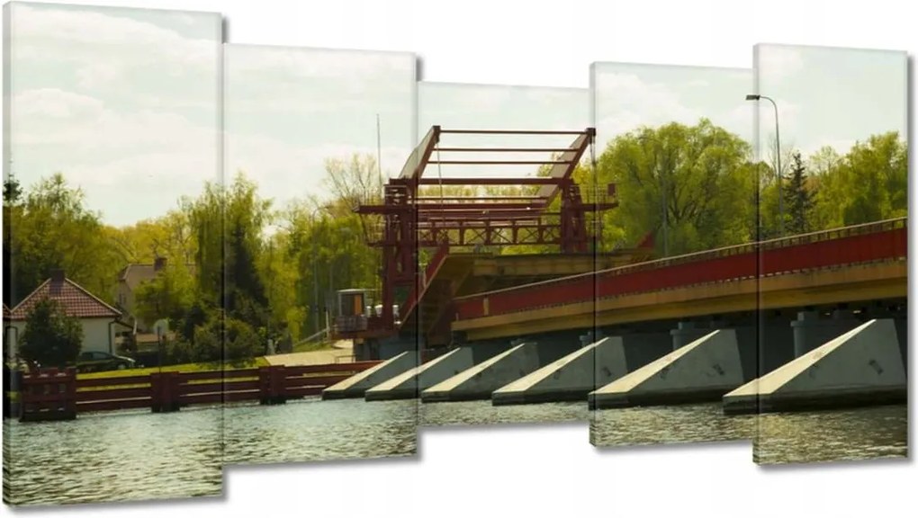 Vászonkép 150x80 Felvonóhíd Bicskén