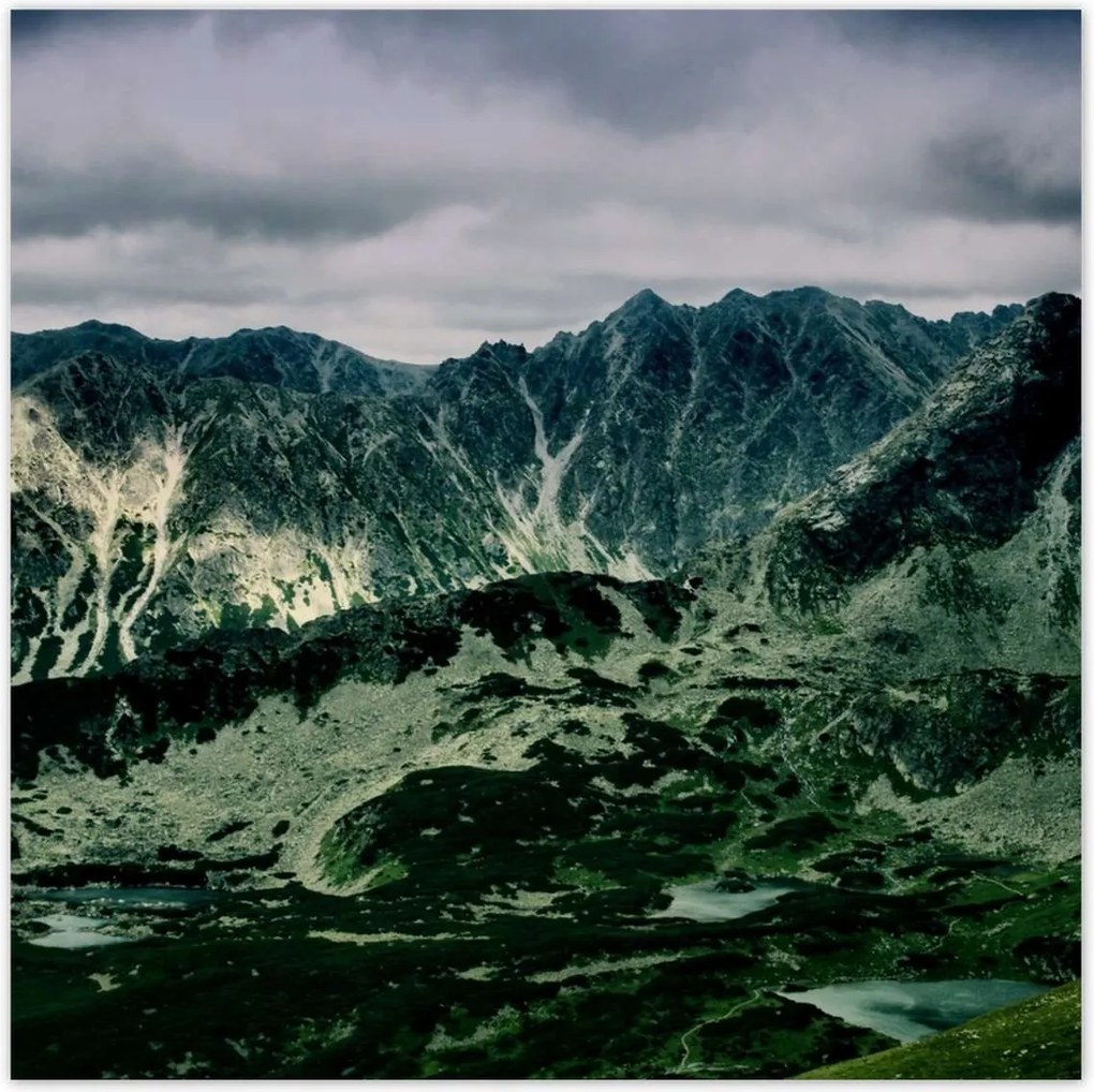 Poszterek 100x100 Tátra Lengyel hegyek Kilátás