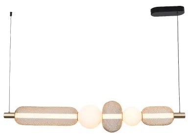 Zuma Line MD2596-5B-3BGT- LED csillár kábelen SARR 27W/230V 3000-5700K aranyszínű + távirányító