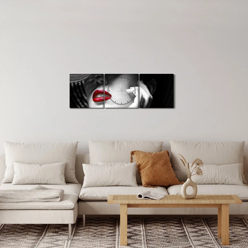 Kép - Nő kalappal (órával) (90x30 cm)
