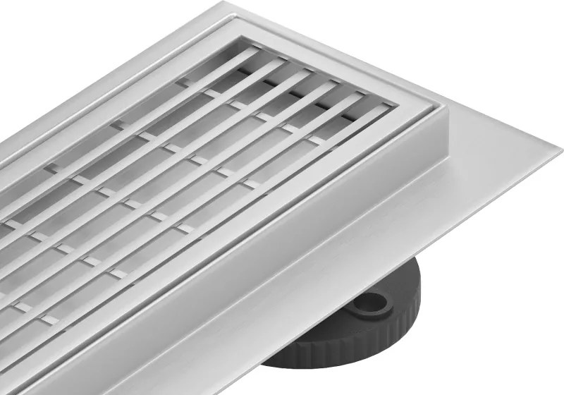 Mexen Flat M33 vonalmenti lefolyó 80 cm, inox - 1033080-15