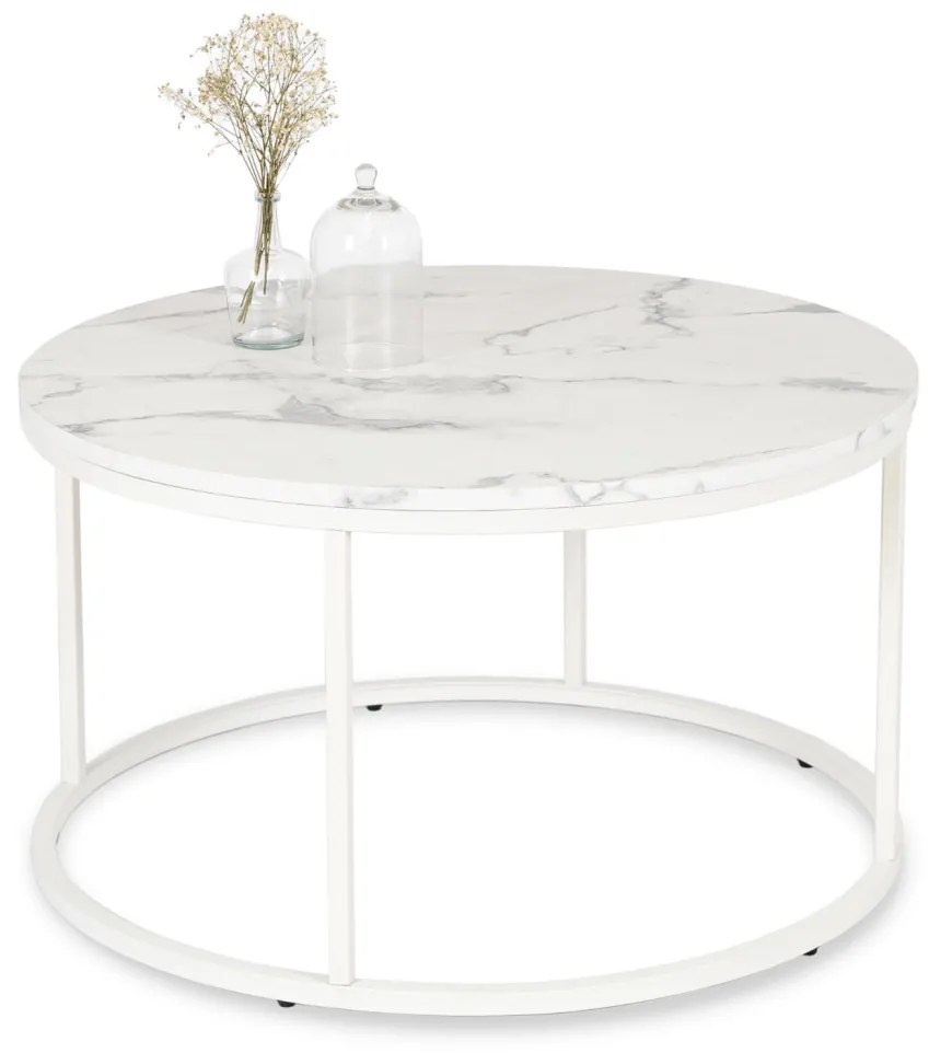 Márványhatású MDF Dohányzóasztal. AGNES MAX