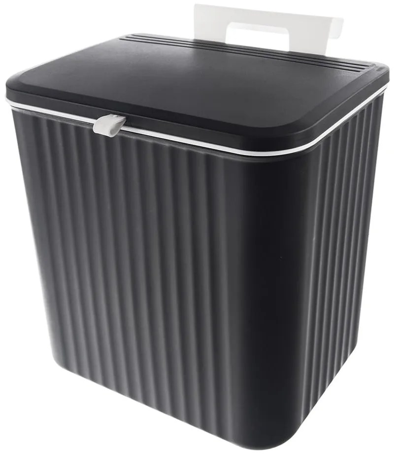 Fekete műanyag szemetes 13 l – Orion