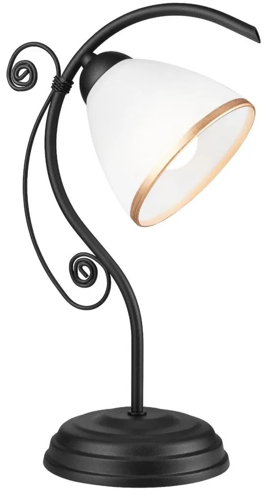 Asztali lámpa RETRO II 1xE27/60W/230V fekete