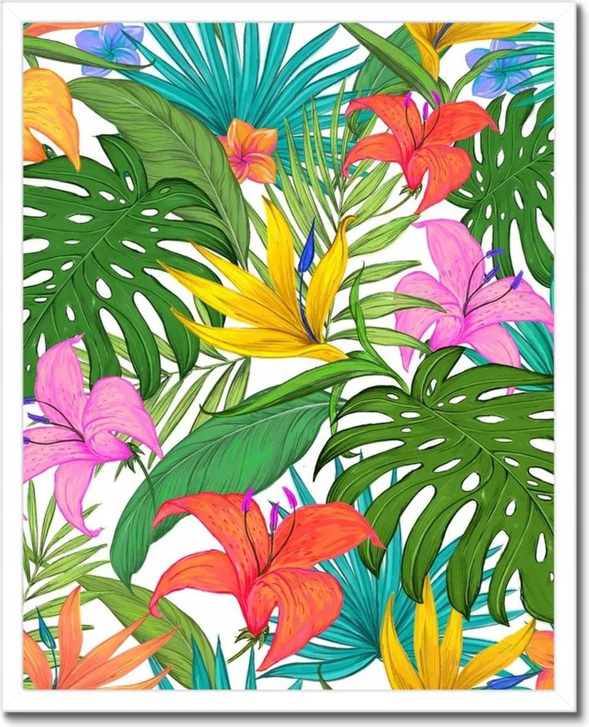 Poszterek keretben 40x50 Levelek Monstery Levelek