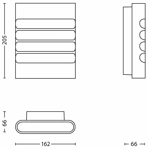 Philips 17273/93/16 - LED Kültéri lámpa MYGARDEN RACCOON 1xLED/3W/230V IP44