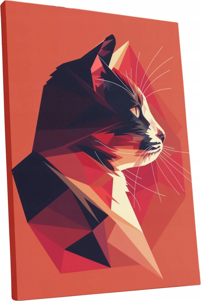 Vászonkép Modern macska absztrakt otthon nappali szoba 30x40