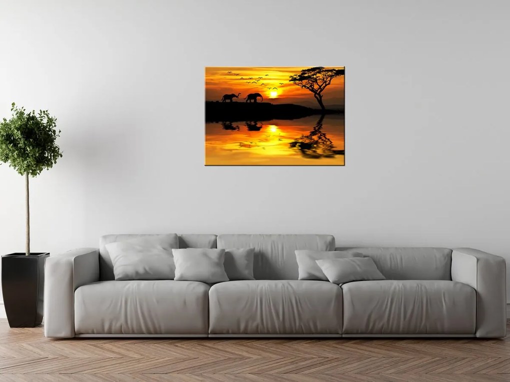 Gario Vászonkép Afrika Méret: 100 x 40 cm