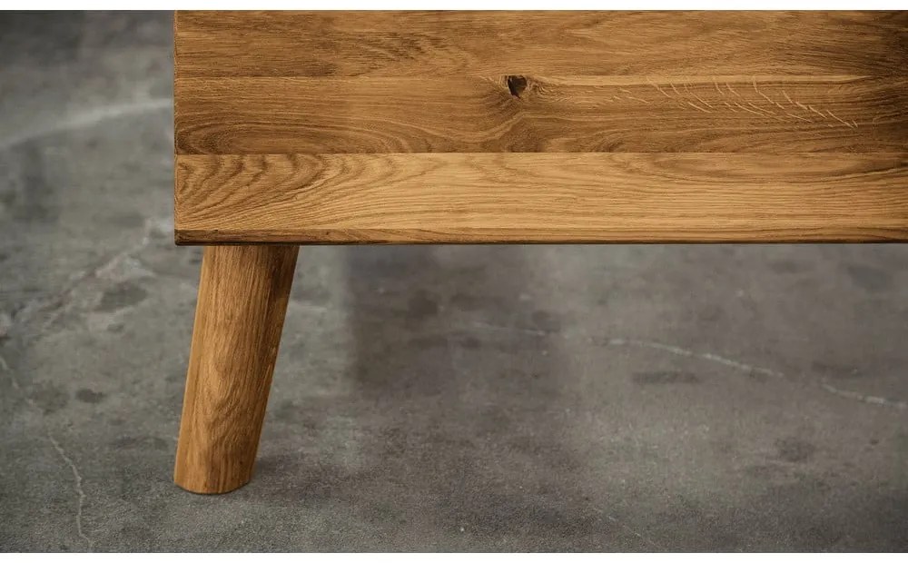 Tölgyfa franciaágy 140x200 cm Greg 1 - The Beds