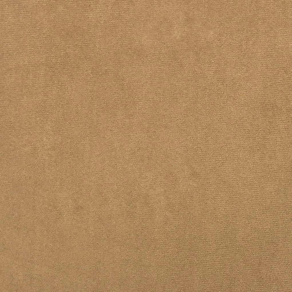 barna bársony lábzsámoly 70 x 55 x 41 cm