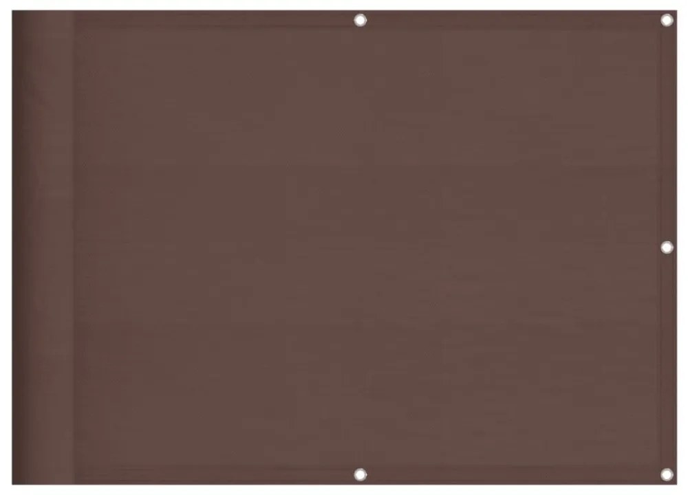 barna 100% oxford poliészter erkélyparaván 75 x 800 cm