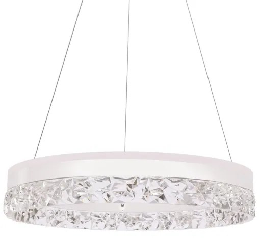 Kábeles LED csillár FROZI LED/32W/230V átm. 50 cm fehér