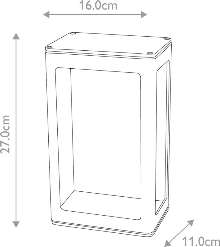 ELSTEAD LIVRE-LED LIVRE Modern Kültéri Fali Lámpa Grafit LED IP54