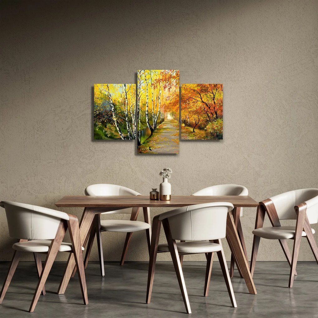 Kép - Egy romantikus sugárút a víz mentén. (90x60 cm)
