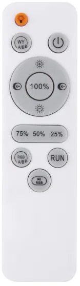 Globo 48549-60 - LED RGB Szabályozható lámpa DAHLA LED/60W/230V + LED/26W + távirányító