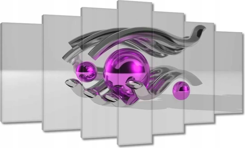 Képek 140x80 Lila gömbök a kézben