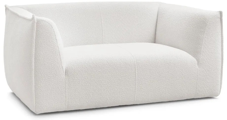 Fehér buklé kanapé 170 cm Giorgia – Bobochic Paris