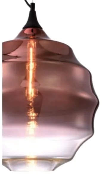 Redo 01-1846 - Csillár zsinóron SLAG 1xE27/42W/230V átm. 40 cm réz