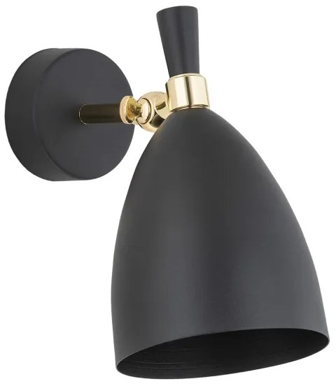 Argon 4701 - Fali lámpa CHARLOTTE 1xE27/15W/230V fekete/arany