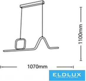 ELDLUX B57-NN Modern Led Függesztett Lámpa IP20