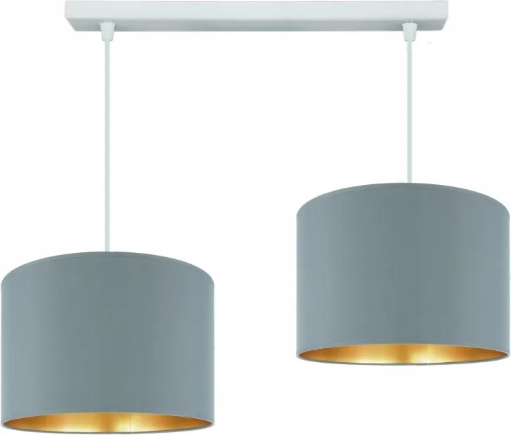 Modern függőlámpa, szürke lámpabúra, 20cm, nappaliba, hálószobába, Led Újdonság