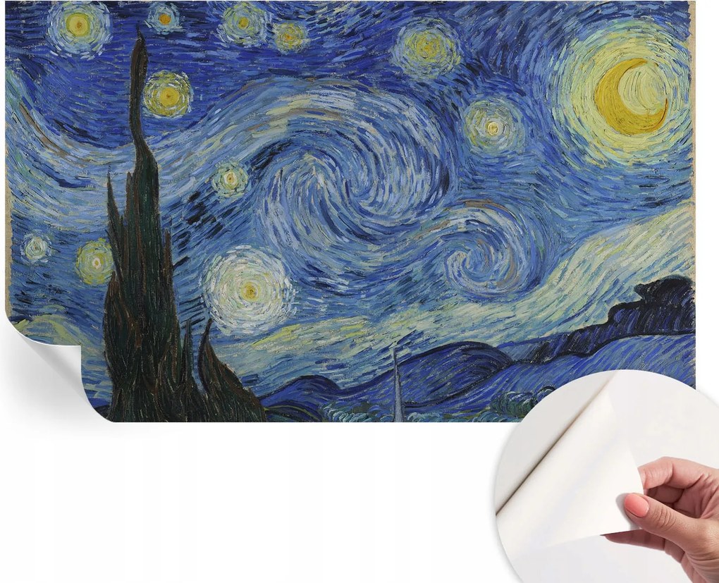 Öntapadós fotótapéta Nappaliba és Hálószobába Éjszakai örvény 416x254 cm